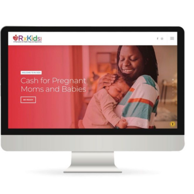 Rx Kids website homepage